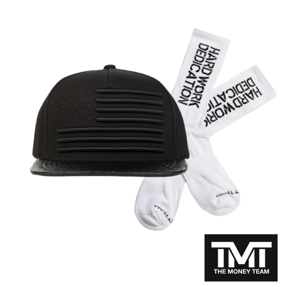 NEW TMT The Money Team Men’s Ball Cap & Sock Combo
